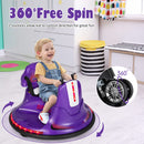 Kids joystick bumper car with parent remote - feature details