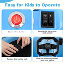Power, direction, speed, seat-strap, steering-wheel and pedal controls