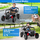 Child driving controls and three-speed parent remote