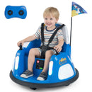 12V kids bumper car TQ10452 - product feature and supervised play detail