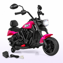 Rose 6V kids motorcycle with training wheels and matching charging equipment