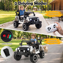 Child driving controls and parent remote with emergency brake