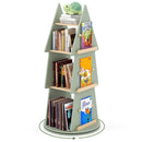 Tree-Shaped Rotating Kids Bookshelf – Bookshelf loaded with books