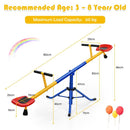 Spinning seesaw dimensions, ages3–8 and supplier-labelled60kg maximum load
