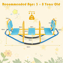 Blue TS10005BL rocker dimensions: 136 by 39 by 60 cm, ages 3–8, 100 kg total load