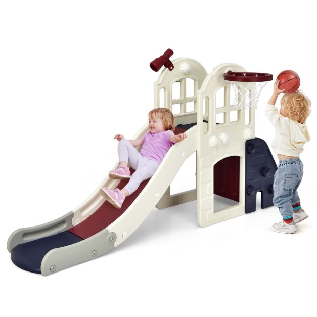 Blue six-in-one slide playset - variant hero