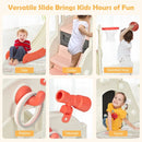 Pink six-in-one slide playset - activities