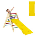 Multicolour triangle with grip ramp and inset showing the smooth reverse face
