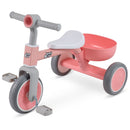 Convertible Kids Tricycle with Removable Pedals - Pink product view