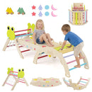 Frog climbing set configurations with eight puzzle blocks and two toy cars