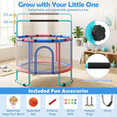 140 cm trampoline adjustable bar and included play accessories