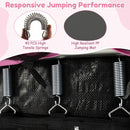 Forty springs, reinforced hooks and PP jumping mat details
