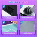 Two-Player Electronic Dance Mat with Lights and Music – battery compartment and speaker details