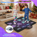 Two-Player Electronic Dance Mat with Lights and Music – folded mat for storage
