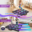 Two-Player Electronic Dance Mat with Lights and Music – single and two-player game modes