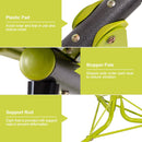 Two-Seat Rotating Kids Seesaw – seat stops and braced support