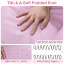 Two-Seater Kids Push-Back Recliner with Cup Holders – Pink product view 10