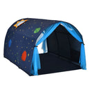 Blue tunnel bed and play tent - empty blue tent