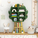 Unicorn or Tree Kids Bookshelf with Wall Attachment – Green product view 6