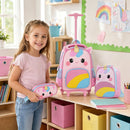 Unicorn Rolling Backpack, Lunch Bag and Pencil Case Set – three pieces together