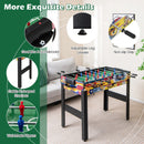 12-in-1 Family Games Table with Foosball and Billiards - product details and playing surfaces