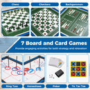 14-in-1 Family Games Table with Basketball and Foosball - product details and playing surfaces