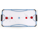 Top view of the tabletop hockey playing surface