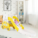 Yellow convertible kids slide in a playroom