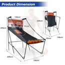 Assembled, folded and backboard dimensions
