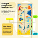Wooden pinball playfield showing scoring areas, ball loading channel and spring launcher