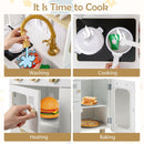 White Wooden Play Kitchen with Pull-Down Tap and Toy Telephone, White, view 7