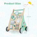 Wooden Activity Push Walker with Shape Sorter – dimensions