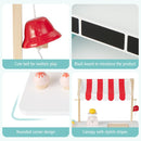 Wooden Ice Cream and Market Cart with Bell and Toy Scale – Green product view 11