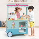 Wooden Ice Cream Cart with Vending Machine, Cyan, view 5