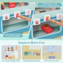 Wooden Ice Cream Cart with Vending Machine, Cyan, view 7
