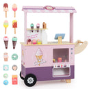 Wooden Ice Cream Cart with Vending Machine, Pink, view 2