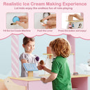 Wooden Ice Cream Cart with Vending Machine, Pink, view 7