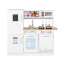 Wooden Play Kitchen with Cookware and Chalkboard – kitchen and supplied cookware