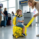 Yellow Bee Ride-On Luggage Set with Backpack and Neck Pillow, supplier view 02