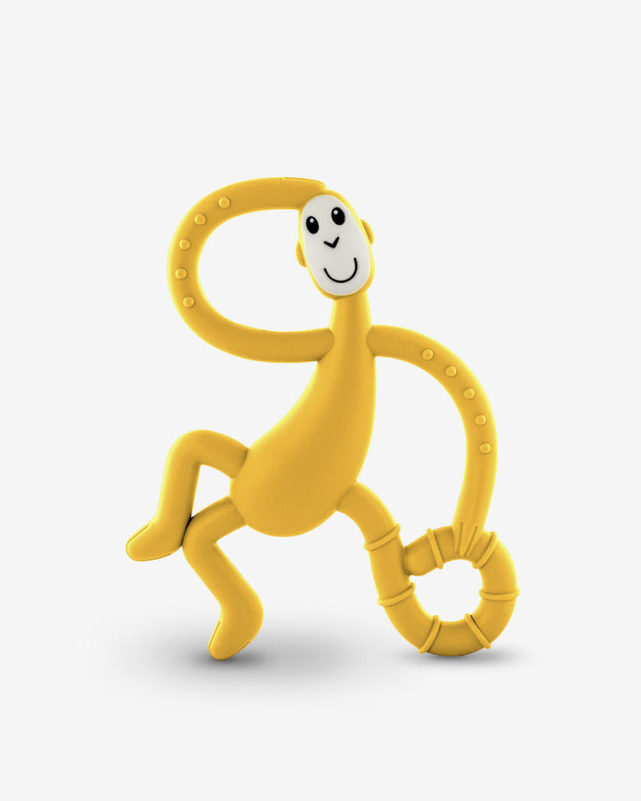 MATCHSTICK MONKEY DANCING MONKEY TEETHER - YELLOW