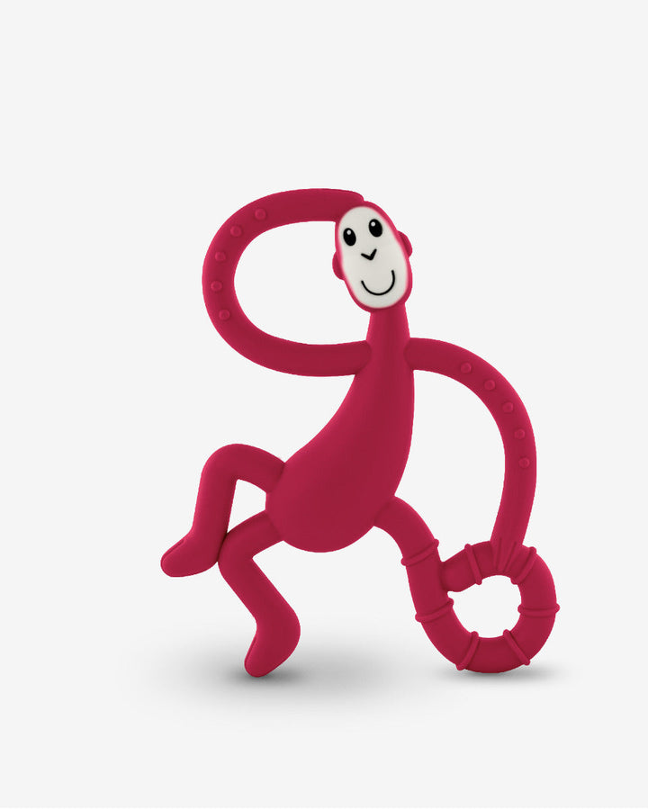 MATCHSTICK MONKEY DANCING MONKEY TEETHER - RUBIN RED