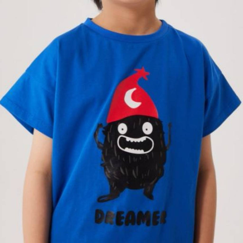 Pac-Man Cartoon Printed Short Sleeve T-Shirt