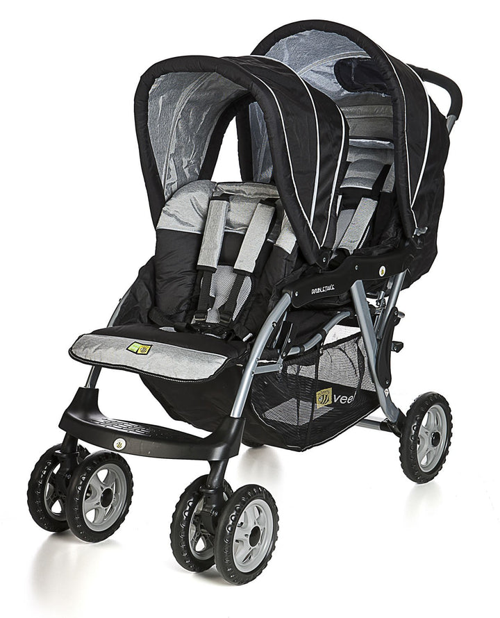 Veebee Doubletake Tandem Stroller (Silverado)