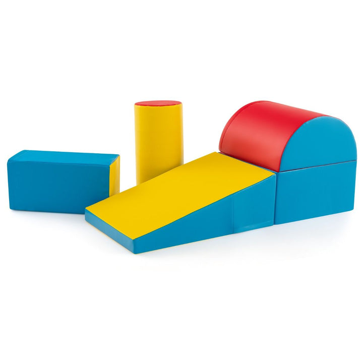5-piece toddler foam climb and crawl playset, Red colour combination, hero
