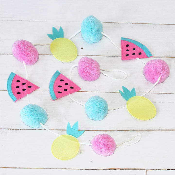 Lolli Living Flamingo Fruity Pompom Garland