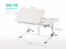 Kid2Youth G6C+XS Ergonomic Gas Lift Workstation