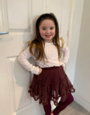 Cute Solid Color Lace Tutu Pettiskirt Leggings