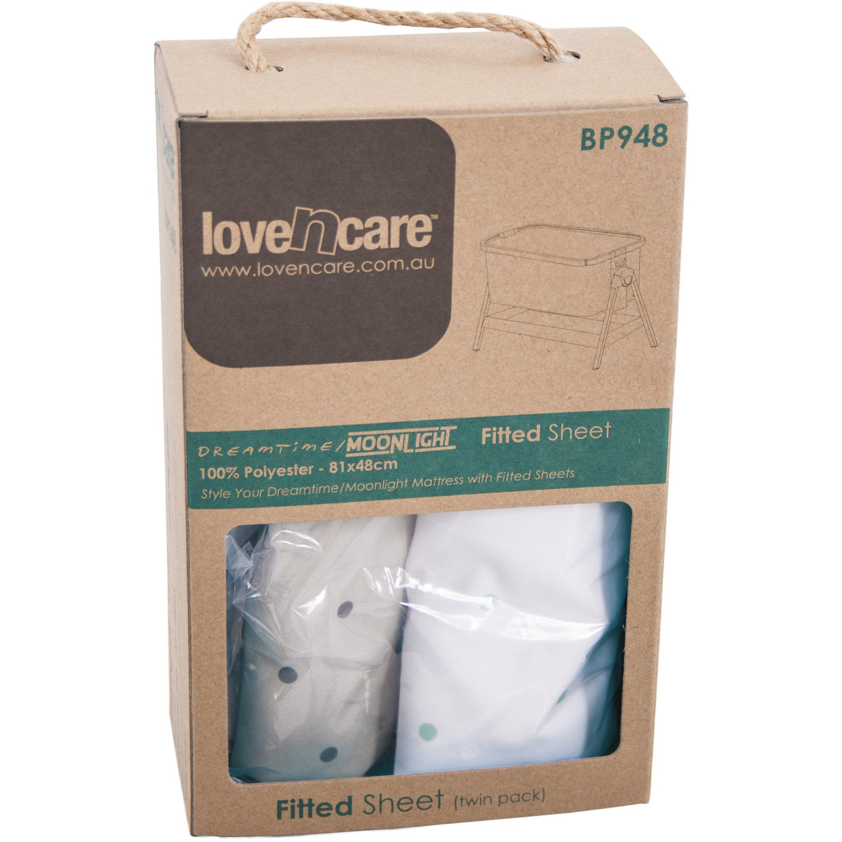 Love N Care Dreamtime Moonlight Fitted Sheets