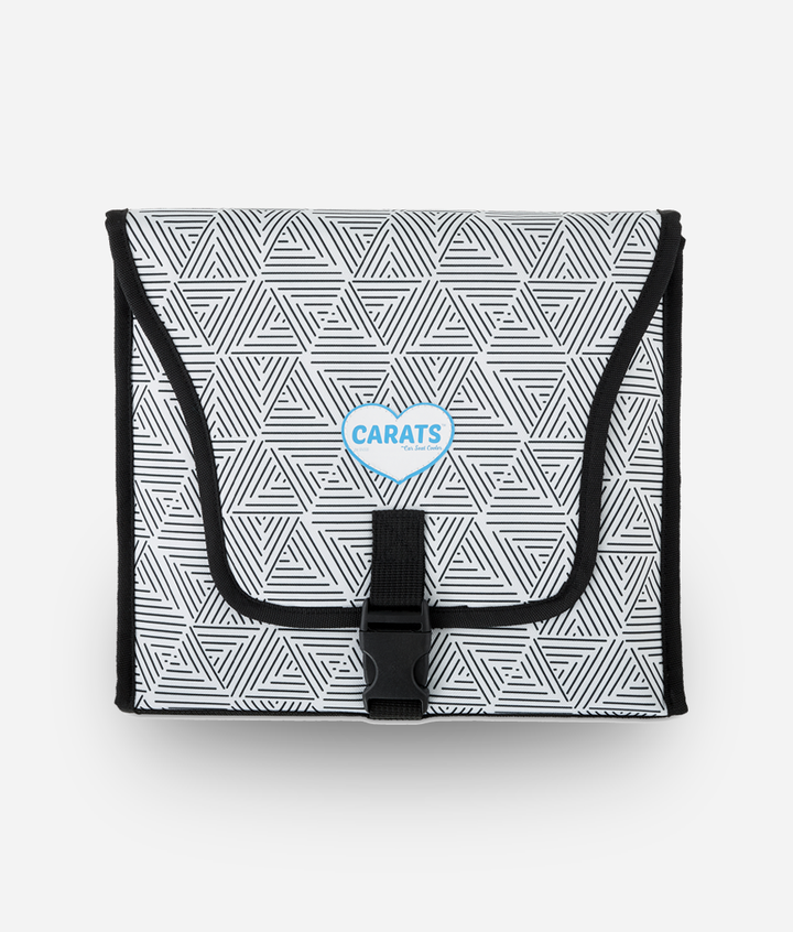 COOL CARATS CAR SEAT COOLER – BLACK STRIPES
