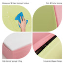 5-piece toddler foam climb and crawl playset, Pink colour combination, foam, cover, zip and seams